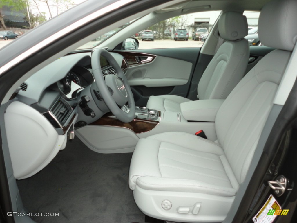 Titanium Grey Interior 2012 Audi A7 3.0T quattro Prestige Photo #62360693