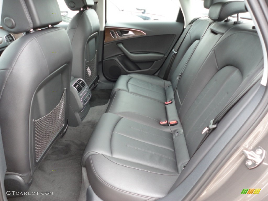 Black Interior 2012 Audi A6 2.0T Sedan Photo #62360763