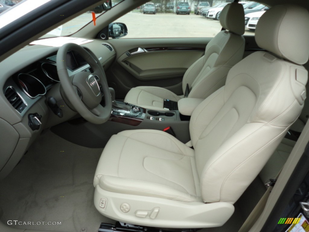 2012 Audi A5 2.0T quattro Cabriolet Front Seat Photo #62360997