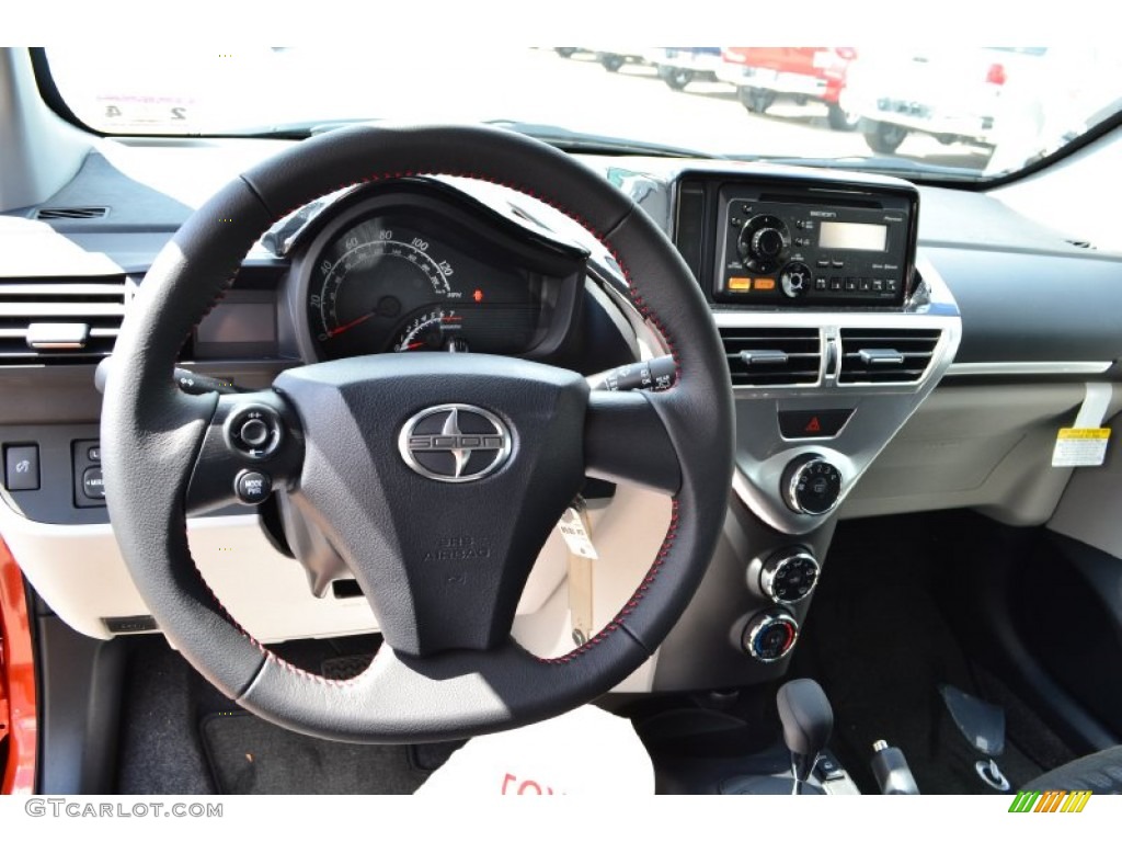 2012 Scion iQ Standard iQ Model Dark Gray Steering Wheel Photo #62361273