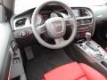 2012 Audi S5 Magma Red Interior Dashboard Photo