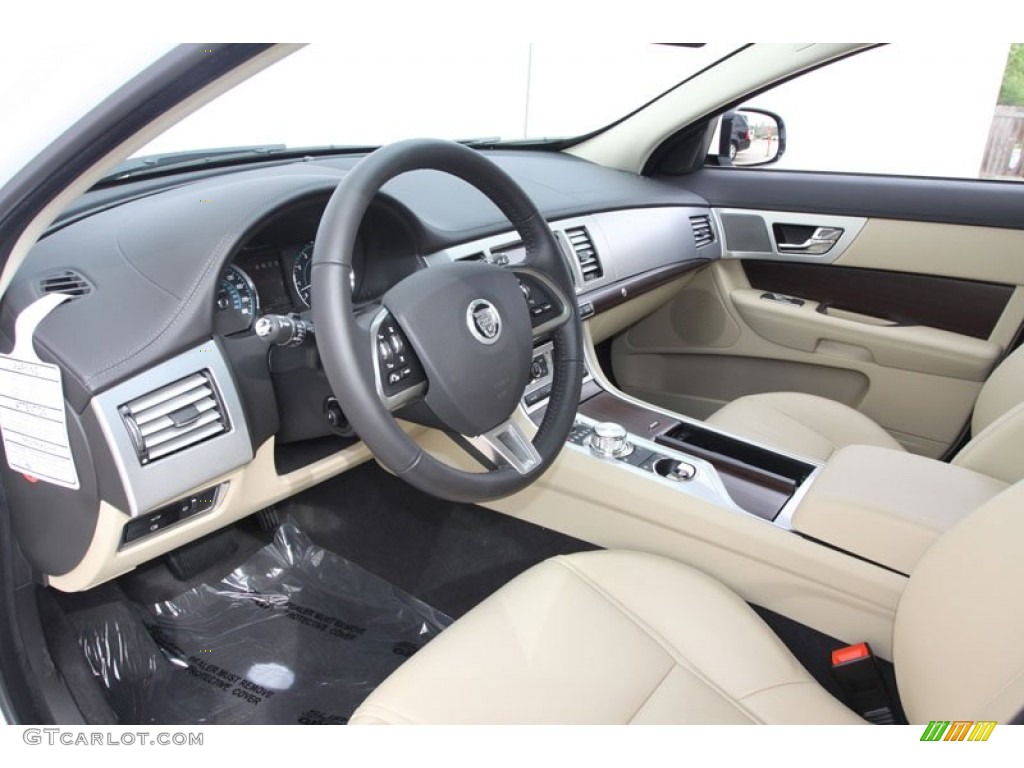 Barley/Warm Charcoal Interior 2012 Jaguar XF Standard XF Model Photo #62361492