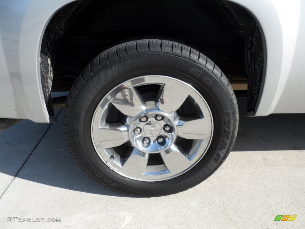 2010 Sierra 1500 SLE Texas Edition Crew Cab - Pure Silver Metallic / Ebony photo #11
