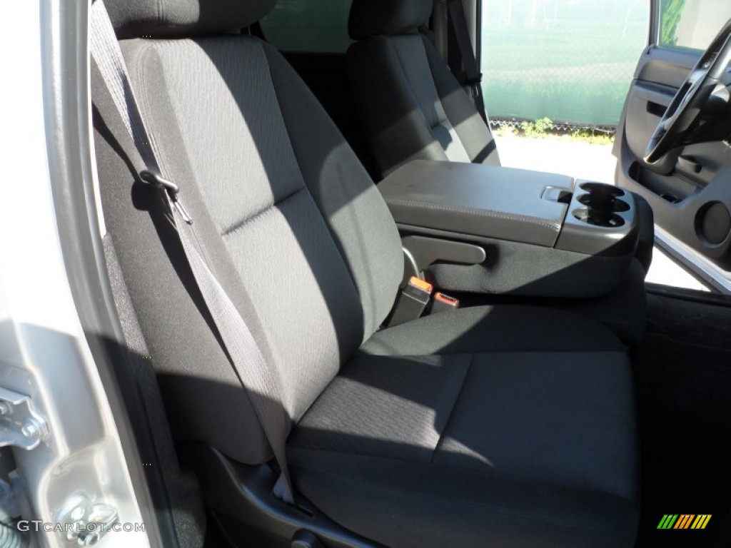 2010 Sierra 1500 SLE Texas Edition Crew Cab - Pure Silver Metallic / Ebony photo #15