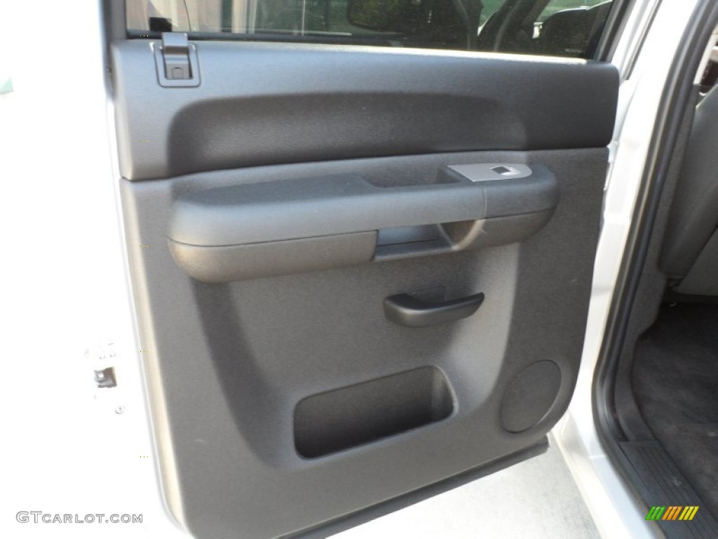 2010 Sierra 1500 SLE Texas Edition Crew Cab - Pure Silver Metallic / Ebony photo #18