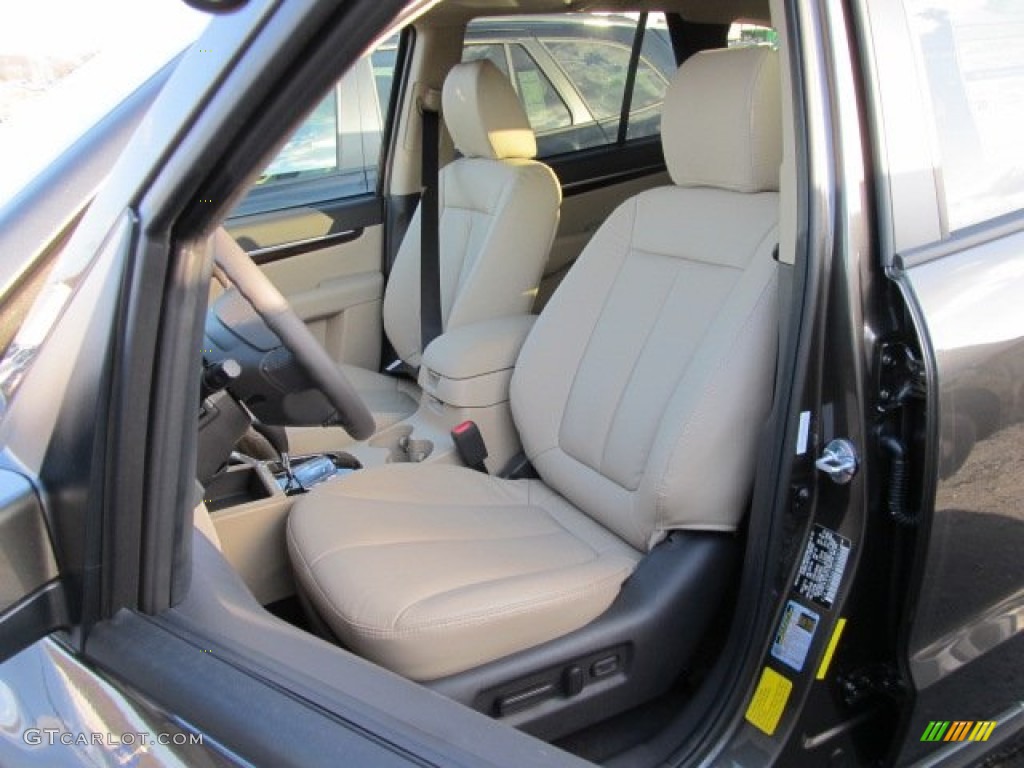 Beige Interior 2012 Hyundai Santa Fe Limited V6 AWD Photo #62363001