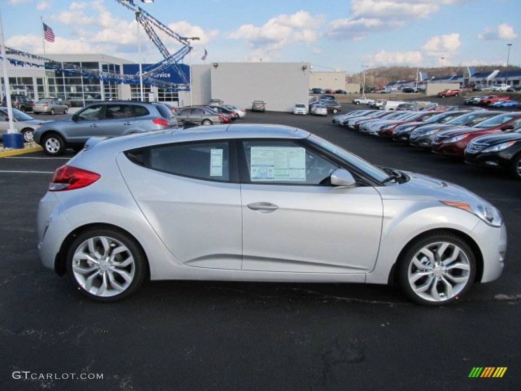 2012 Veloster  - Ironman Silver / Gray photo #2