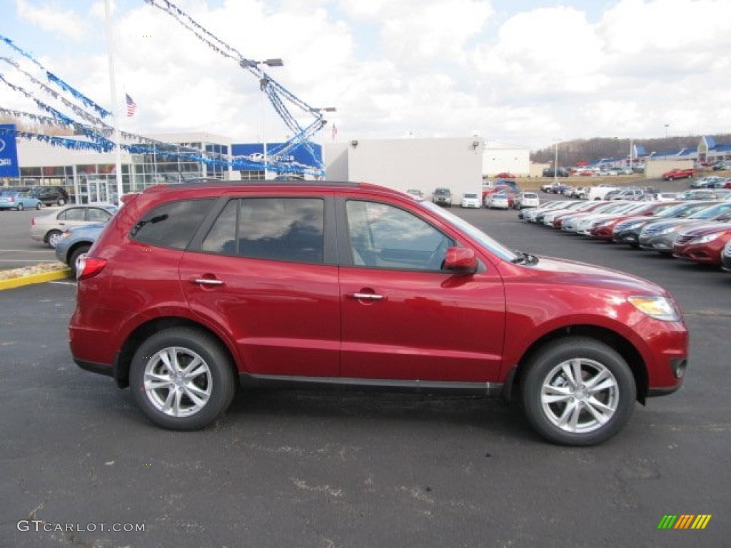 Sierra Red 2012 Hyundai Santa Fe Limited V6 AWD Exterior Photo #62363142