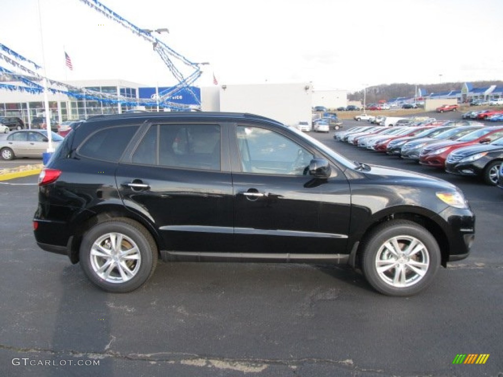 Twilight Black 2012 Hyundai Santa Fe Limited V6 Exterior Photo #62363321