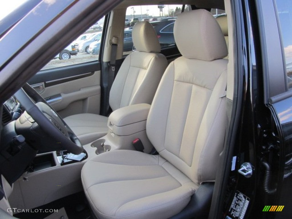 Beige Interior 2012 Hyundai Santa Fe Limited V6 Photo #62363355
