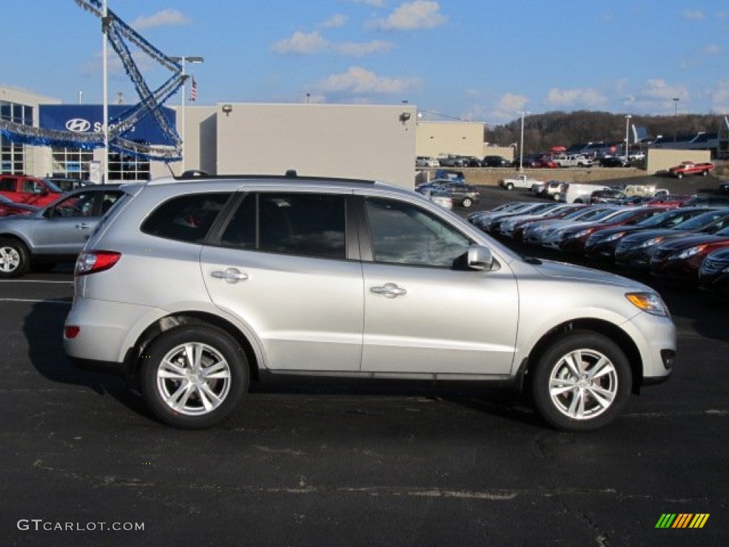 Moonstone Silver 2012 Hyundai Santa Fe Limited V6 AWD Exterior Photo #62363406