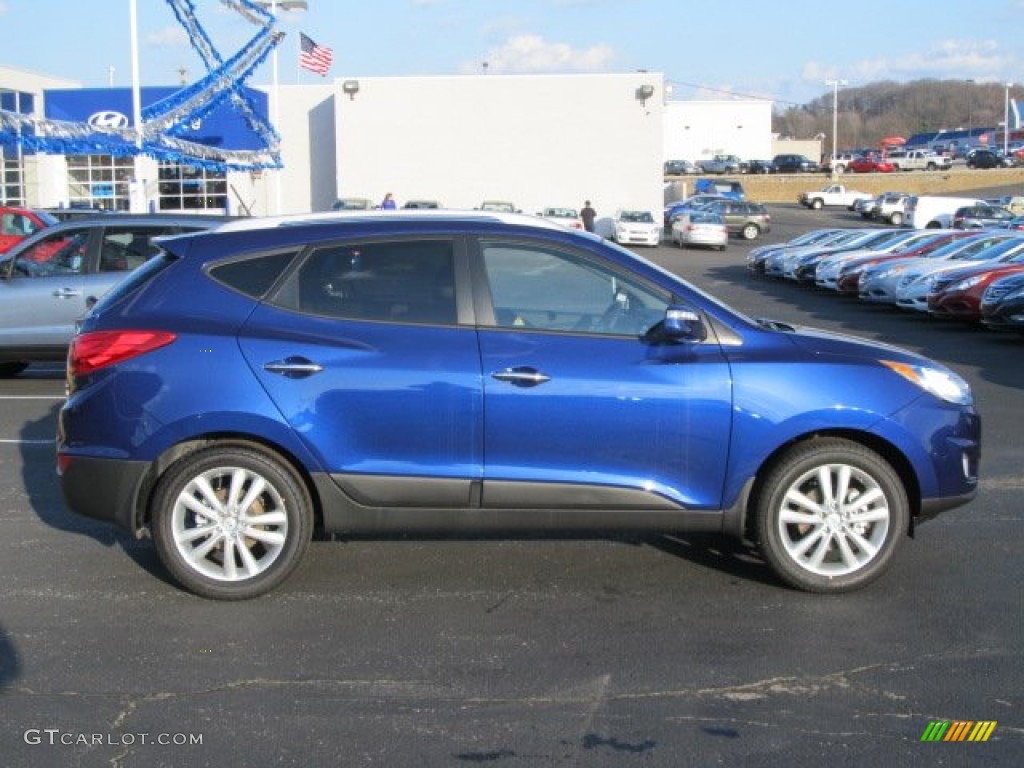 Iris Blue 2012 Hyundai Tucson Limited AWD Exterior Photo #62363688