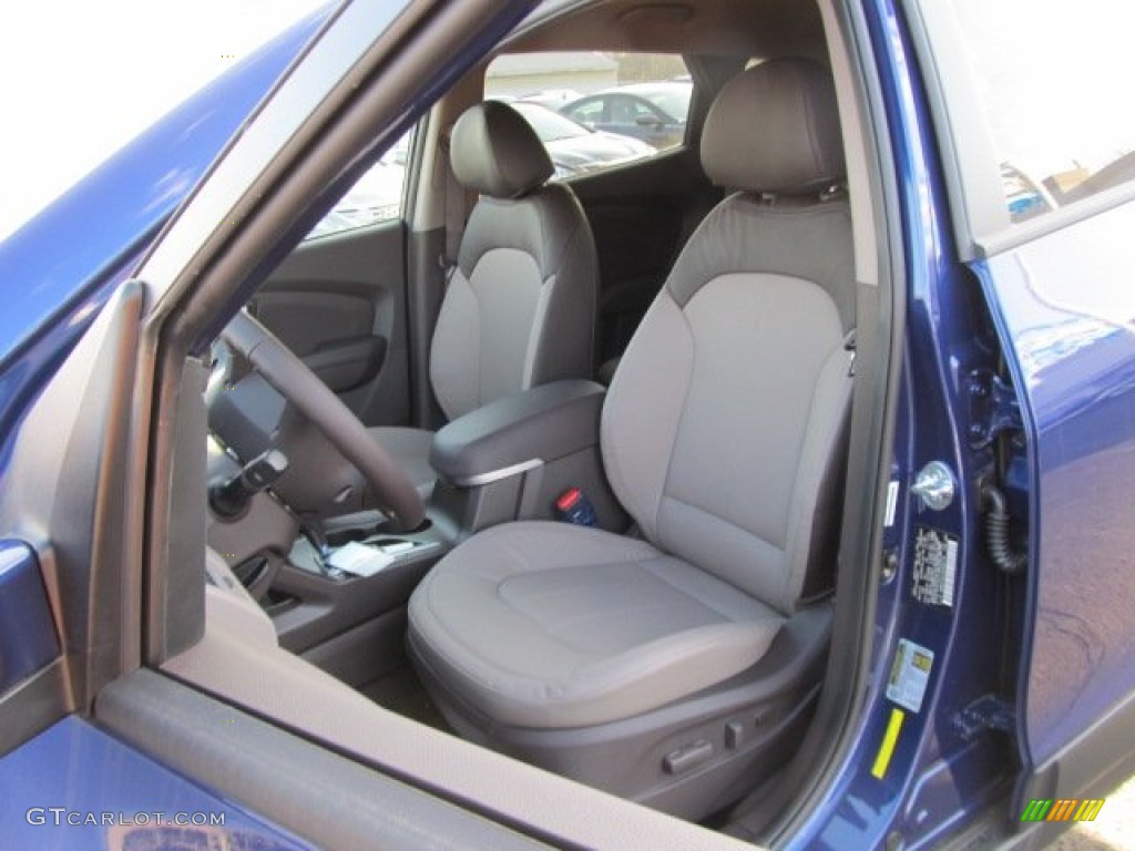 Taupe Interior 2012 Hyundai Tucson Limited AWD Photo #62363715