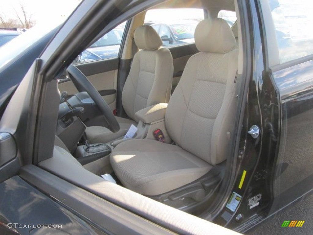 2012 Elantra GLS Touring - Black Noir Pearl / Beige photo #6