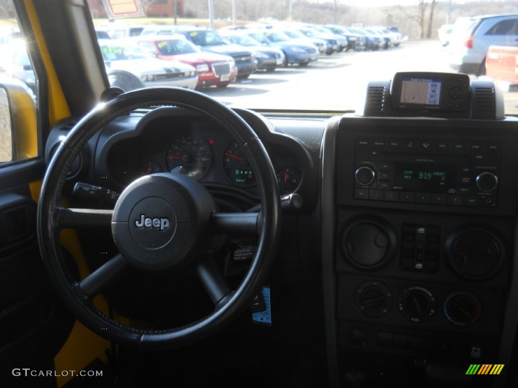 2008 Wrangler Unlimited X 4x4 - Detonator Yellow / Dark Slate Gray/Med Slate Gray photo #4