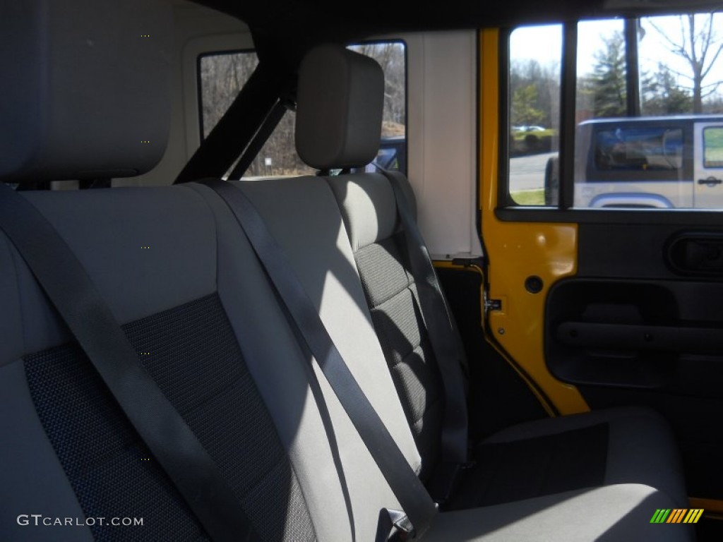 2008 Wrangler Unlimited X 4x4 - Detonator Yellow / Dark Slate Gray/Med Slate Gray photo #8