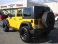 2008 Detonator Yellow Jeep Wrangler Unlimited X 4x4  photo #13
