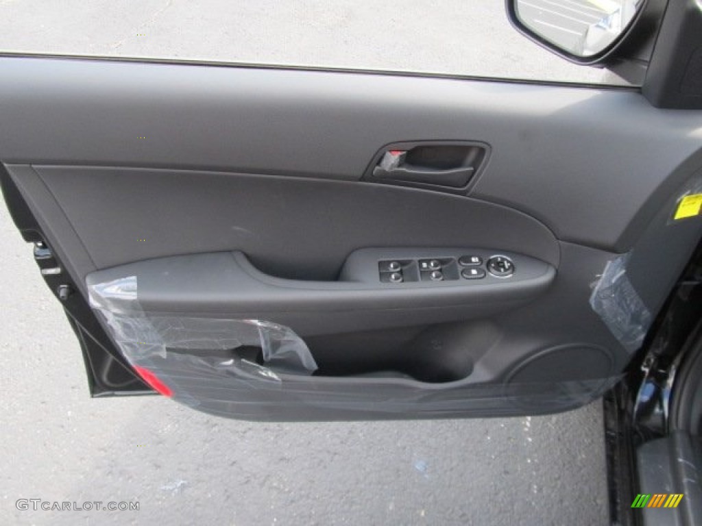 2012 Elantra GLS Touring - Black Noir Pearl / Black photo #7