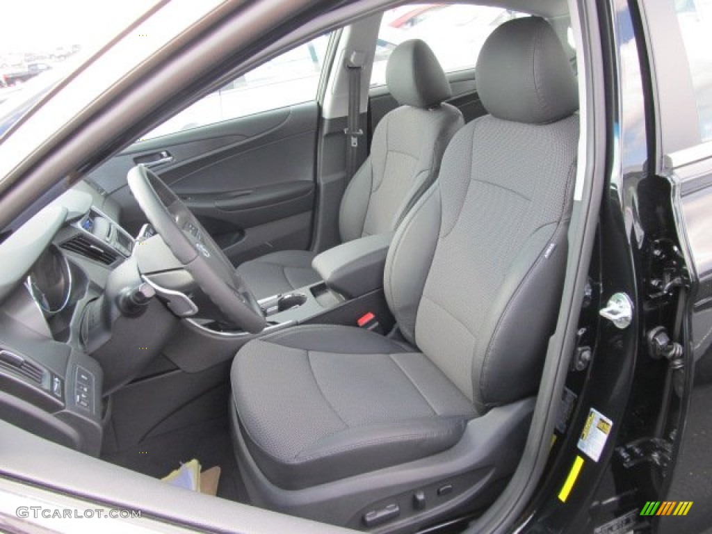 2012 Sonata SE - Midnight Black / Black photo #7
