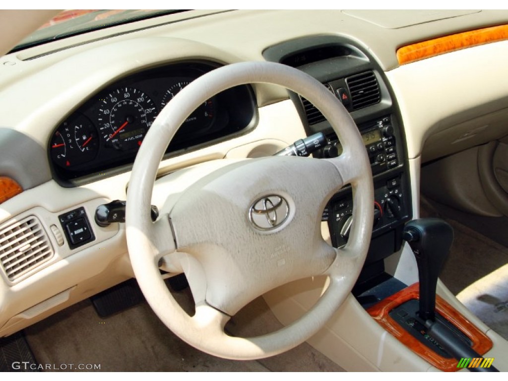 Ivory Interior 2003 Toyota Solara SE V6 Coupe Photo #62365611