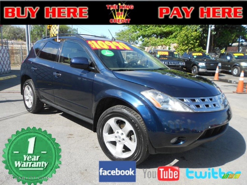 Midnight Blue Pearl Nissan Murano