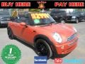 Hot Orange Metallic 2005 Mini Cooper Convertible