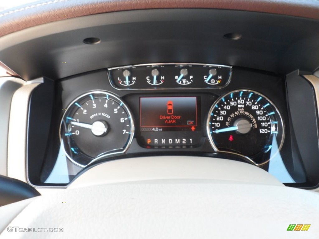 2012 Ford F150 King Ranch SuperCrew 4x4 Gauges Photo #62367001