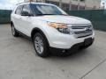 2012 White Platinum Tri-Coat Ford Explorer XLT EcoBoost  photo #1