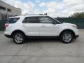 2012 White Platinum Tri-Coat Ford Explorer XLT EcoBoost  photo #2