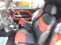 Sunrise/Dark Blue 2005 Mini Cooper Convertible Interior Color