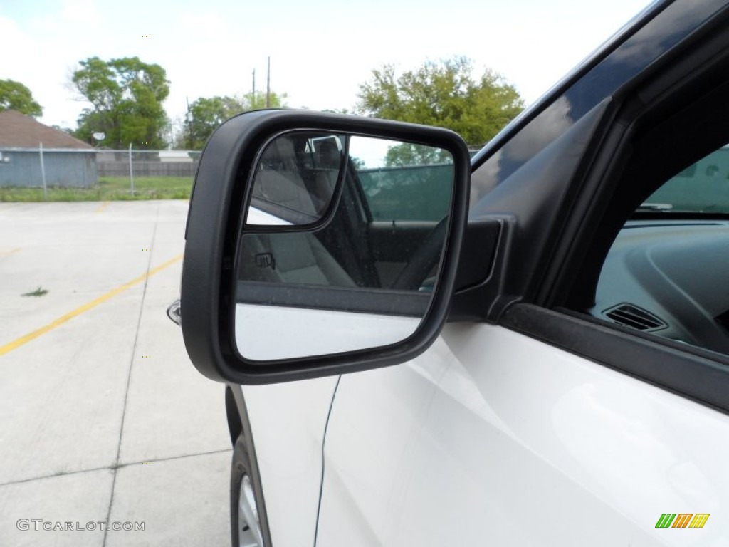 2012 Explorer XLT EcoBoost - White Platinum Tri-Coat / Medium Light Stone photo #13