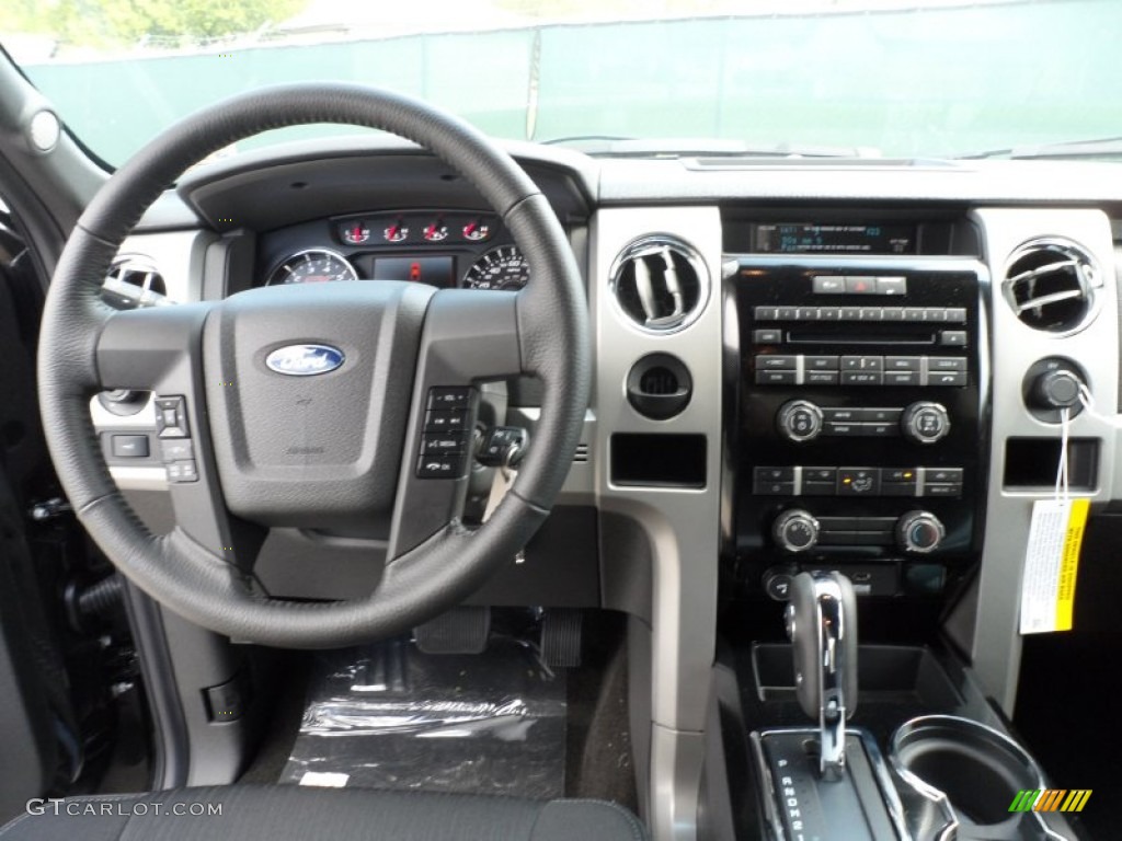 2012 Ford F150 FX2 SuperCab Black Dashboard Photo #62367624