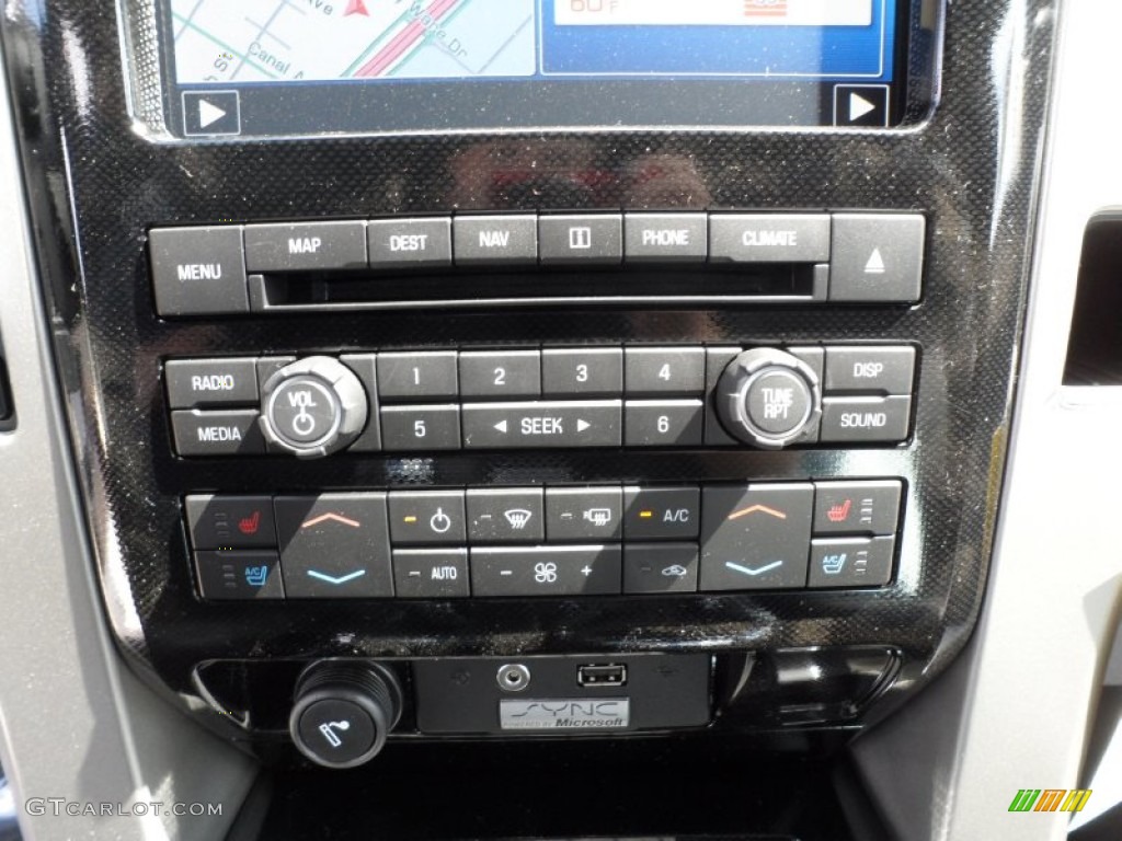 2012 Ford F150 FX4 SuperCrew 4x4 Controls Photo #62367981