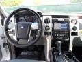 Platinum Steel Gray/Black Leather Dashboard Photo for 2012 Ford F150 #62368293