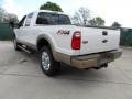 2012 White Platinum Metallic Tri-Coat Ford F250 Super Duty King Ranch Crew Cab 4x4  photo #5