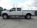 2012 White Platinum Metallic Tri-Coat Ford F250 Super Duty King Ranch Crew Cab 4x4  photo #6