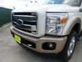 2012 White Platinum Metallic Tri-Coat Ford F250 Super Duty King Ranch Crew Cab 4x4  photo #10