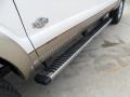 2012 White Platinum Metallic Tri-Coat Ford F250 Super Duty King Ranch Crew Cab 4x4  photo #12