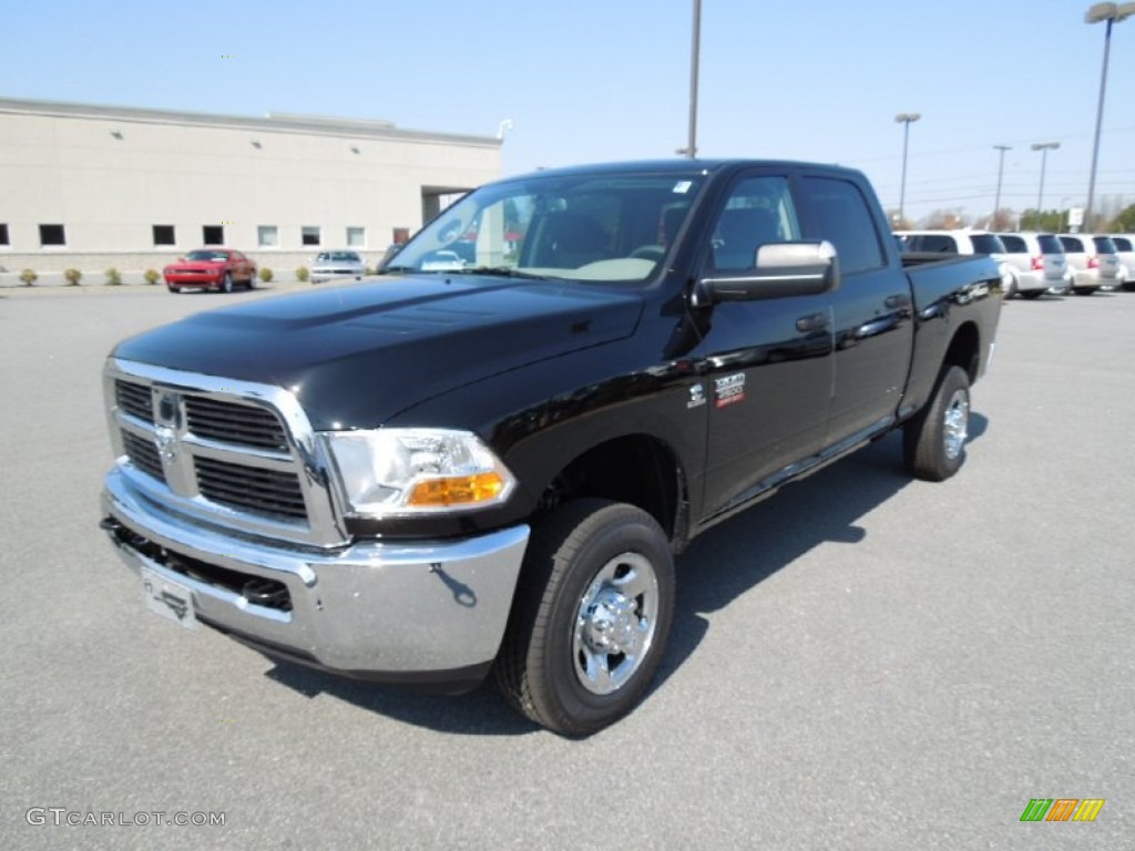 2012 Ram 2500 HD ST Crew Cab 4x4 - Black / Dark Slate/Medium Graystone photo #1