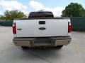 2012 White Platinum Metallic Tri-Coat Ford F250 Super Duty King Ranch Crew Cab 4x4  photo #4