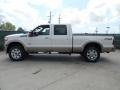 2012 White Platinum Metallic Tri-Coat Ford F250 Super Duty King Ranch Crew Cab 4x4  photo #6
