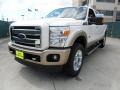 2012 White Platinum Metallic Tri-Coat Ford F250 Super Duty King Ranch Crew Cab 4x4  photo #7