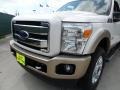 2012 White Platinum Metallic Tri-Coat Ford F250 Super Duty King Ranch Crew Cab 4x4  photo #10
