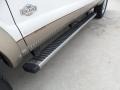 2012 White Platinum Metallic Tri-Coat Ford F250 Super Duty King Ranch Crew Cab 4x4  photo #12