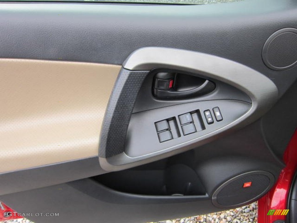 2010 RAV4 Limited 4WD - Barcelona Red Metallic / Sand Beige photo #12