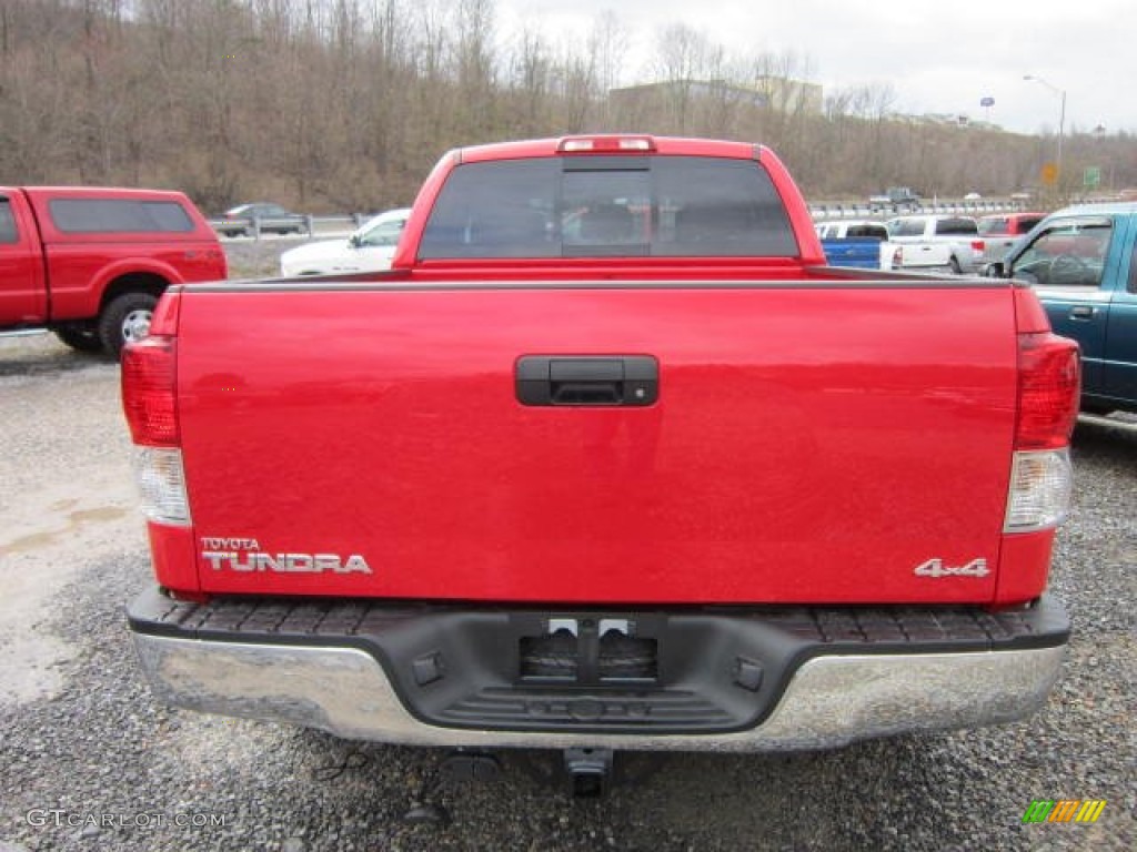 2011 Tundra Double Cab 4x4 - Radiant Red / Graphite Gray photo #6