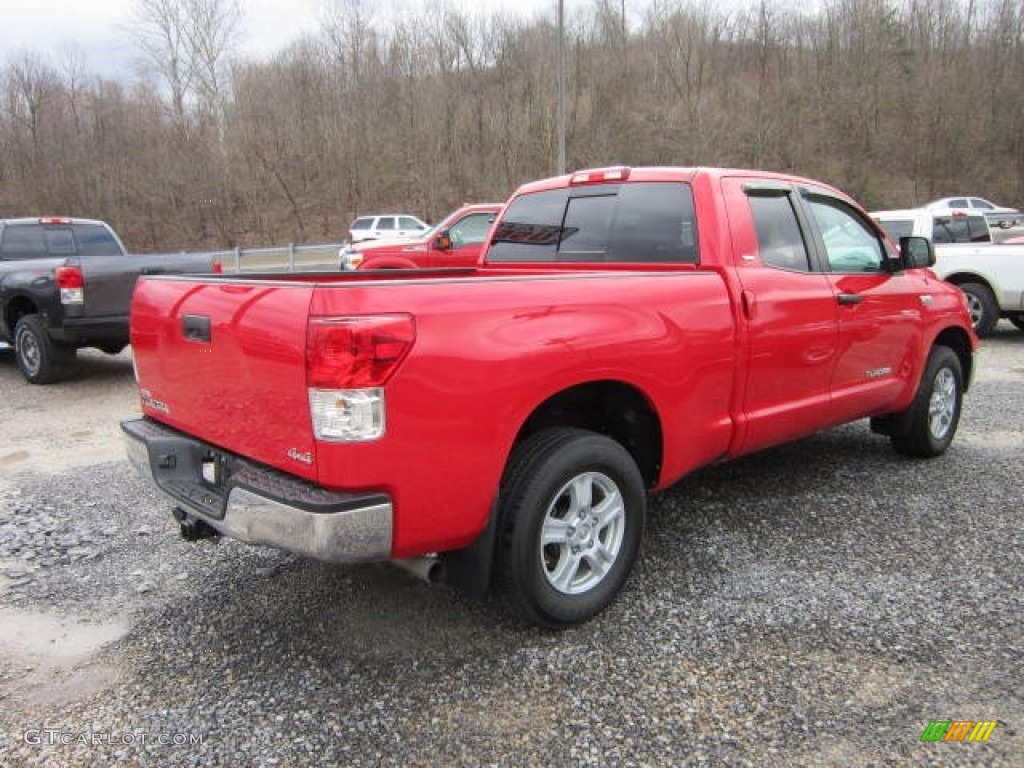 2011 Tundra Double Cab 4x4 - Radiant Red / Graphite Gray photo #7