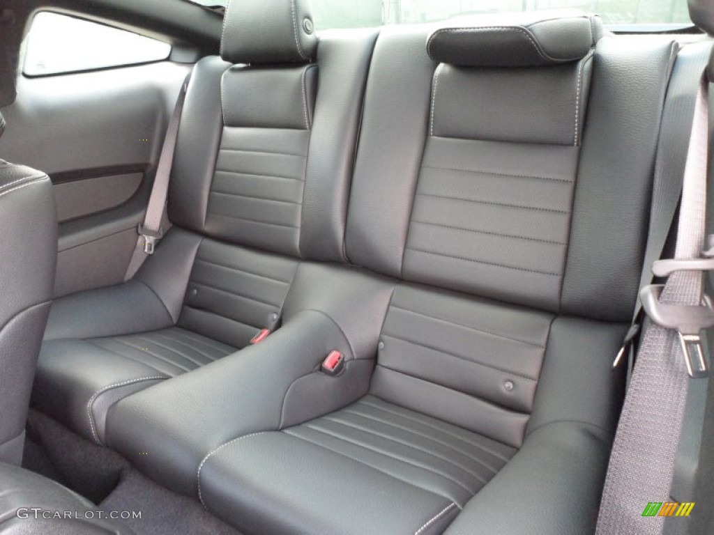 2012 Ford Mustang GT Premium Coupe Rear Seat Photo #62369571