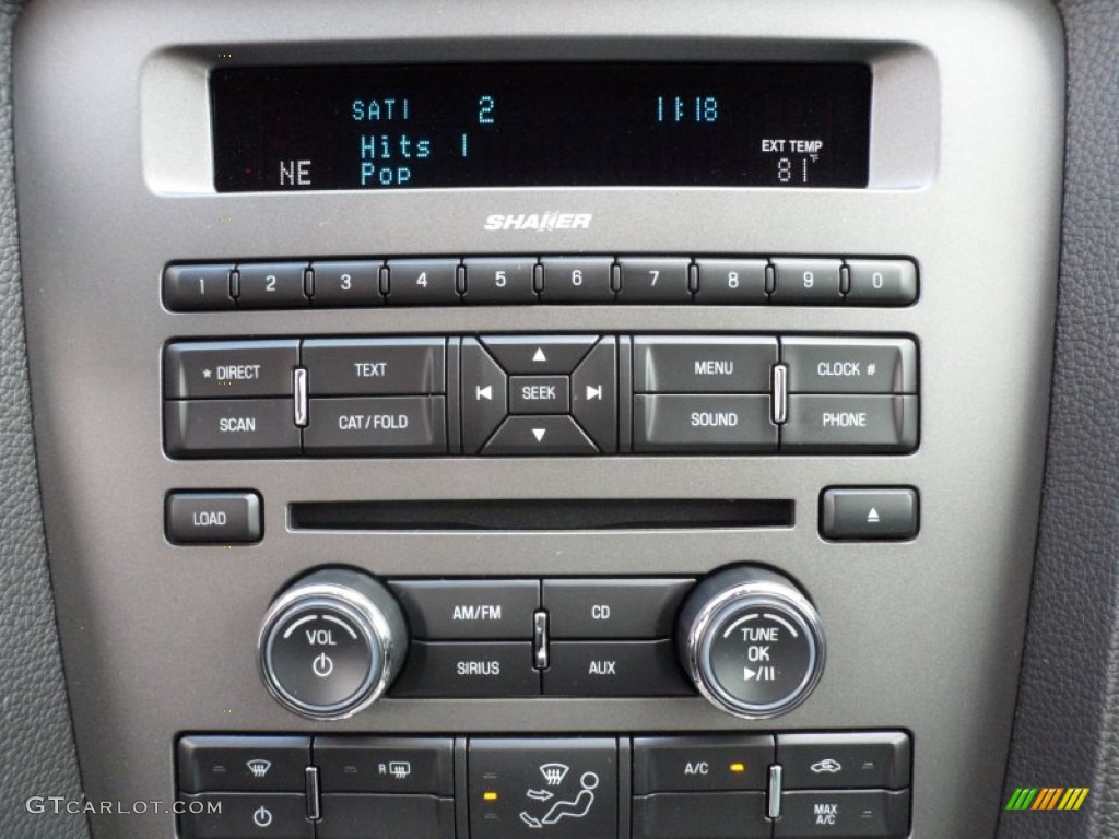2012 Ford Mustang GT Premium Coupe Controls Photo #62369590