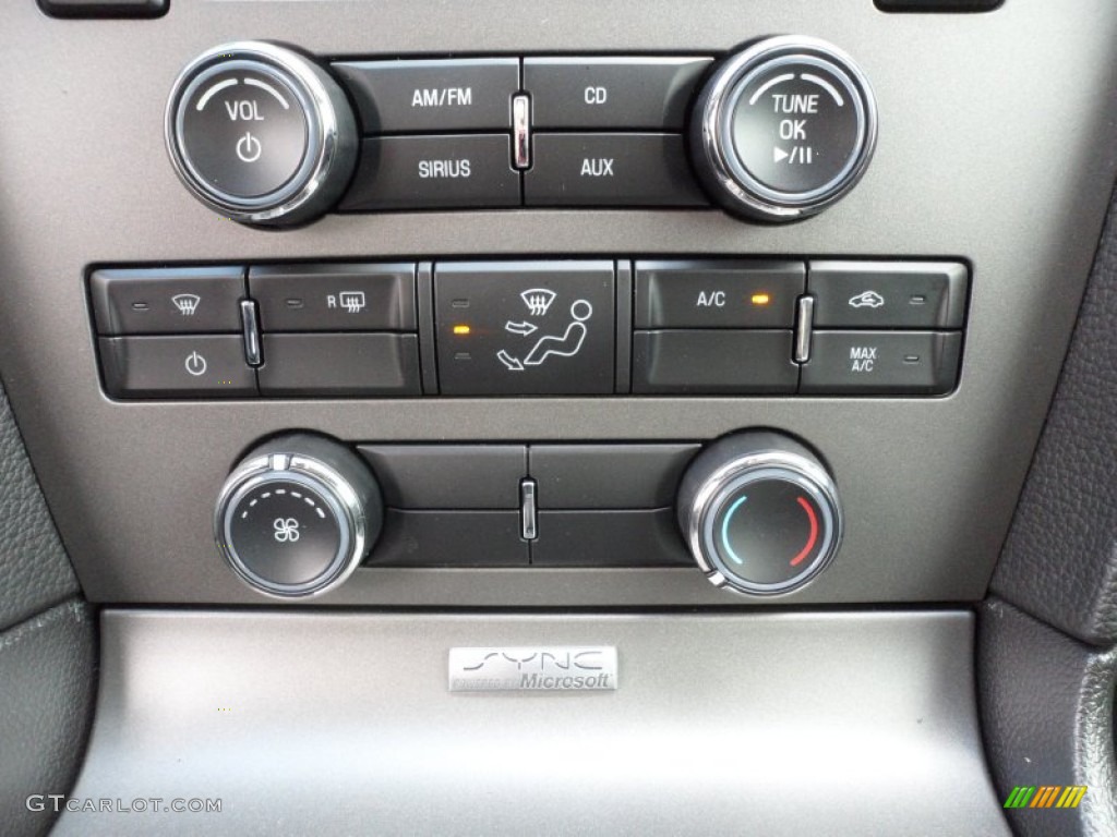 2012 Ford Mustang GT Premium Coupe Controls Photo #62369597